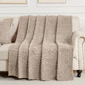 50x70 Inch Brown Throw Blanket by Unknown