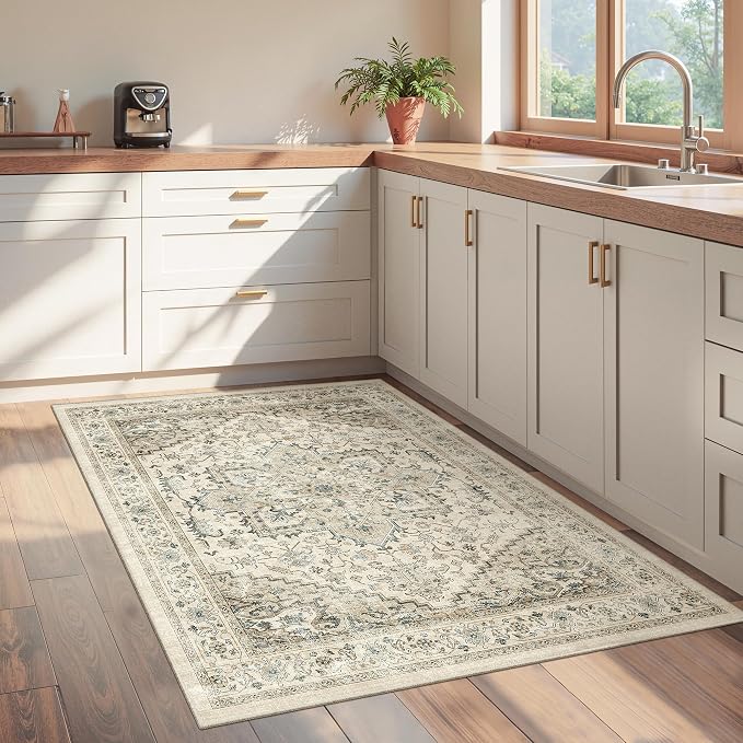 3x5 Area Rugs for Entryway, Kitchen Rugs Non Slip Washable for Dining Room - Image 4