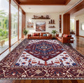 SERISSA 9x12 Area Rugs for Living Room, Large Washable Non-Slip Boho Rug by SERISSAHomeDecorCollection