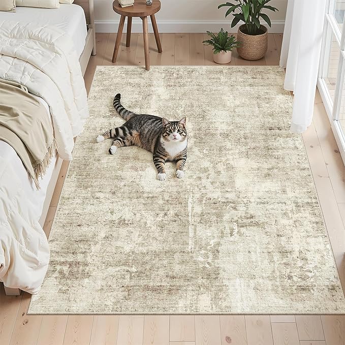 3x5 Rug, Small Area Rug for Kitchen, Machine Washable Non-Slip Throw Rug - Image 4