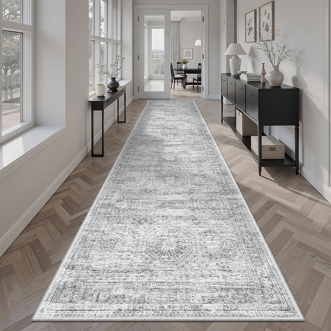 Runner Rug 2'6" x 10' Washable Non-Slip Runner Rugs - Image 9