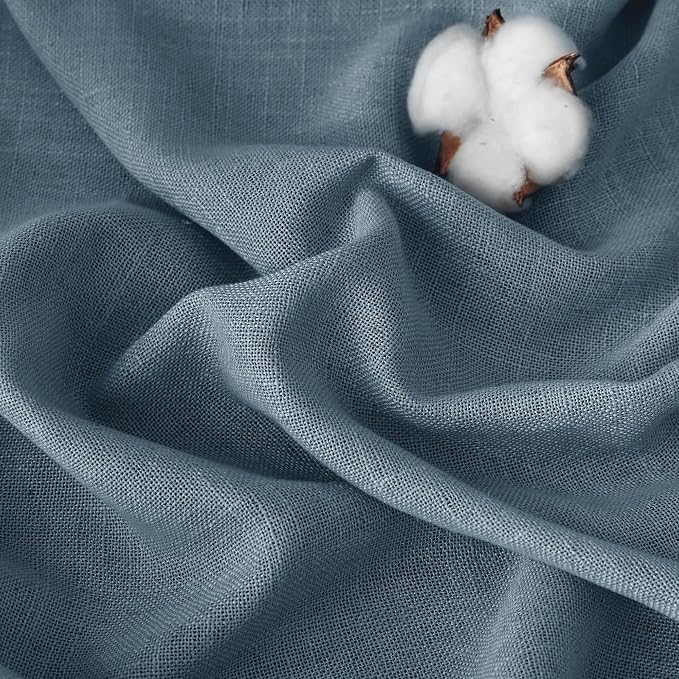 RYB HOME Linen Sheer Window Curtains - Image 6