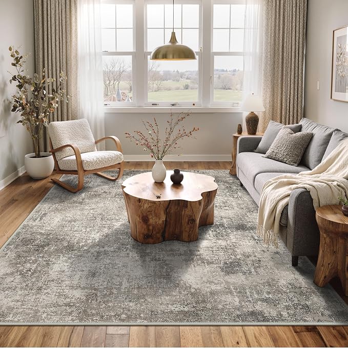 Area Rugs 8x10 for Living Room Bedroom, Modern Abstract Machine Washable Rug - Image 3