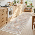 Runner Rug 2x8 Runners for Hallways Non Slip Washable, Vintage Hallway Runner by Restydon