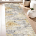 3x7 Washable Kitchen Runner Rug: Modern Abstract Runners by Ksrau