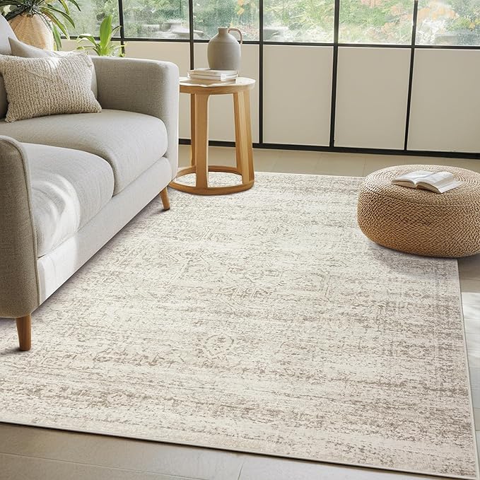 Washable Rugs 3x5 Area Rugs for Living Room, Bedroom- Non Slip Vintage Entryway - Image 7
