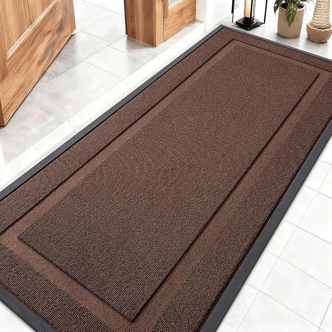 OLANLY Front Door Mat Indoor Outdoor Entrance, Waterproof All-Season, by OLANLY