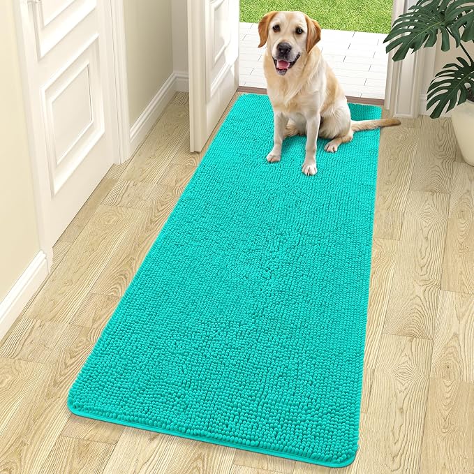 OLANLY Dog Door Mat for Muddy Paws 70x24, Absorbs Moisture and Dirt, Absorbent by OLANLY