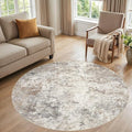 UERMEI 6ft Round Area Rug Living Room Rugs by UERMEI