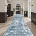 Runner Rug 2'6" x 16' Washable Non-Slip 2.5x16 ft Long Runner Rugs by Soalmost