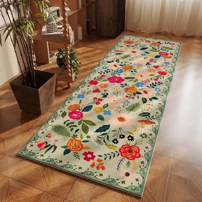 Rugcomf Runner Rug for Hallways Kitchen Rug Non Slip 2'x 6' Washable Rugs - Image 6