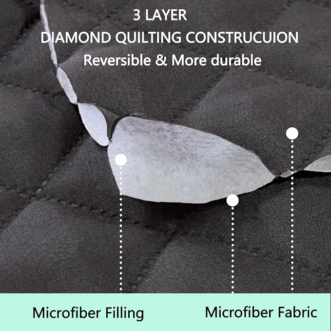Reversible Sofa Covers Couch Cover Furniture Protector - Image 3