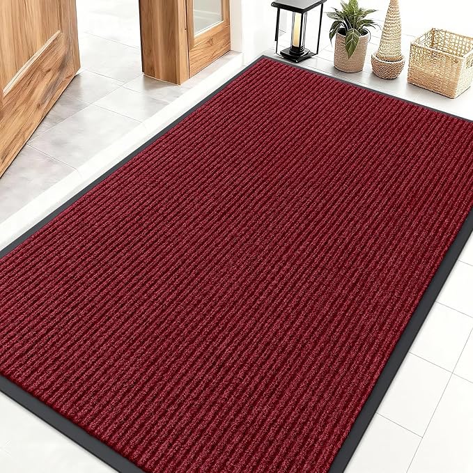 OLANLY Front Door Mat Indoor Outdoor Entrance, Waterproof Heavy Duty Doormat by OLANLY