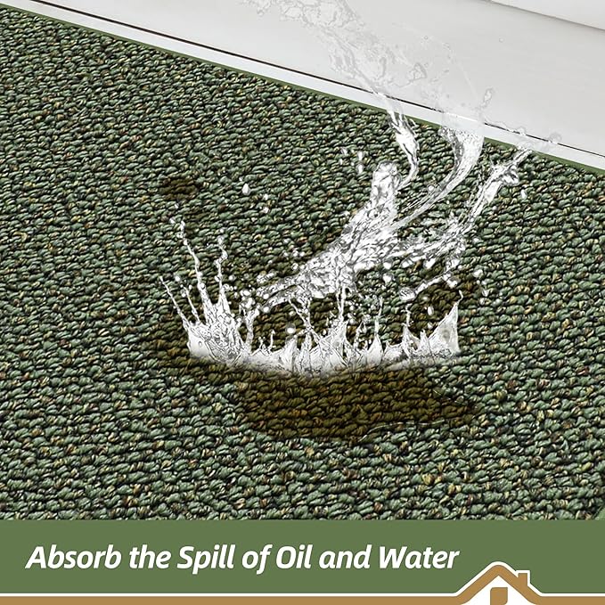 BEQHAUSE Kitchen Rugs 24"x36", Non-Slip Kitchen Mats - Image 3