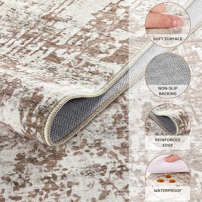 UERMEI 3x5 Area Rug Living Room Rugs - Image 7