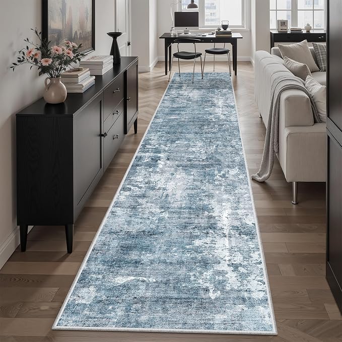 Runner Rug 2x12 Washable Non-Slip Hallway Runner Rugs - Image 3