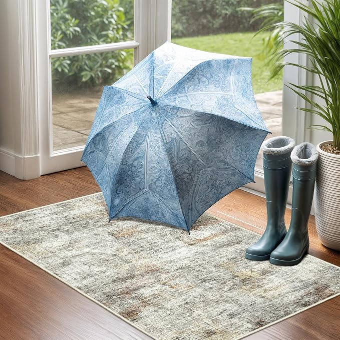 2x3 Washable Rug Runner for Bathroom, Soft Entryway Rug for Laundry Room - Image 4
