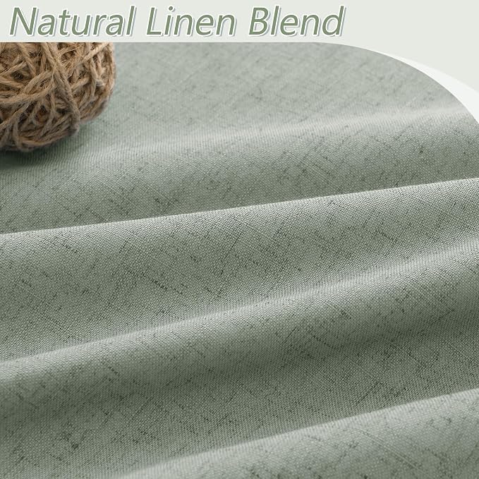 Guken 100% Blackout Curtains 100 Inch Length 2 Panels Set - Image 3