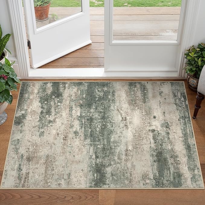 2x3 Rugs for Entryway Entrance Kitchen Bathroom, Machine Washable Modern - Image 3
