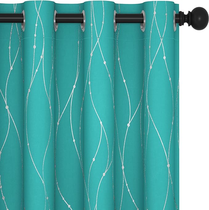 Deconovo Blackout Curtains, Thermal Insulated Soundproof Grommet Drapes by Deconovo