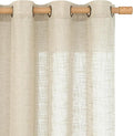 LAMIT Linen Sheer Curtains 95 inch by LAMIT