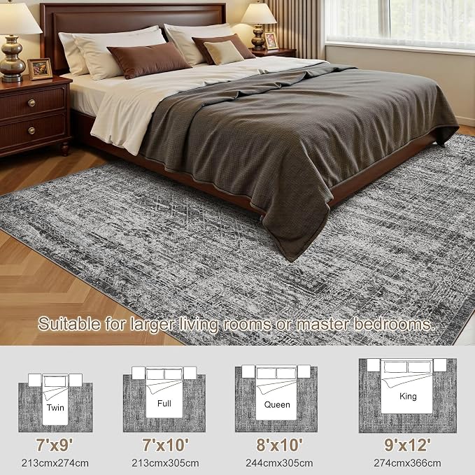 UERMEI 7x9 Area Rug Living Room Rugs - Image 2