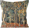 Rustic Autumn Forest Pillow Covers 18x18 Double-Sided, Fall Home Room Decor by Unknown