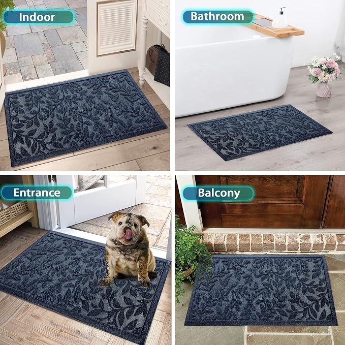 Bulijojo Sturdy Front Entrance Doormats, Durable Heavy Duty Welcome Mat - Image 6