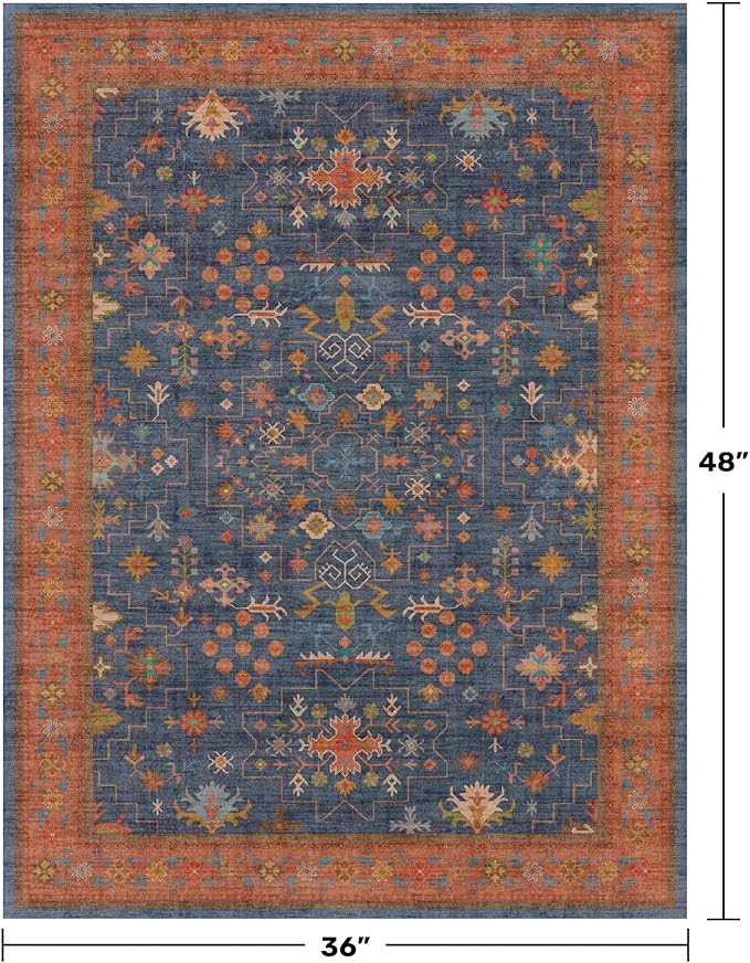Washable Kitchen Rugs, 3x4 Area Rug - Image 2
