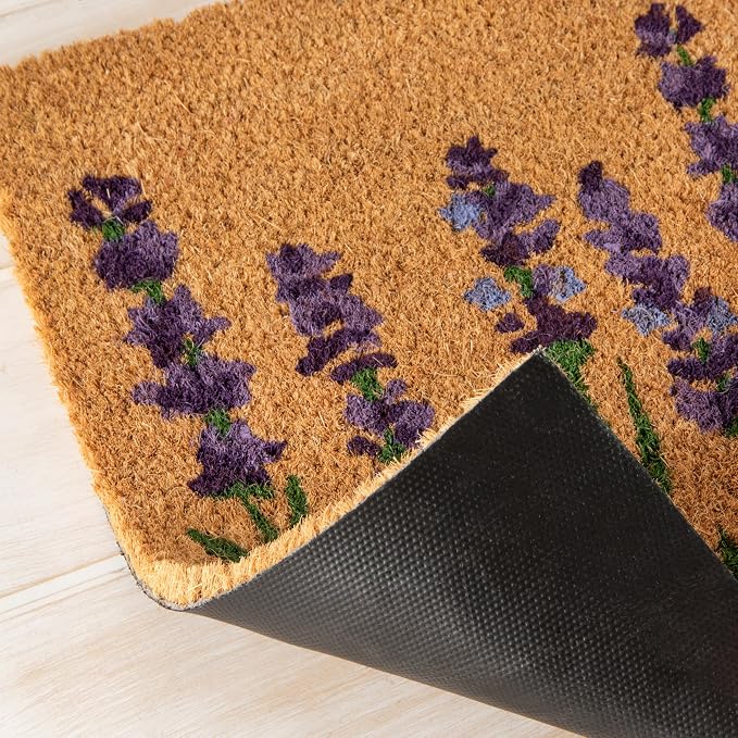 Now Designs Lavender Doormat, W18 x L30in, Durable Outdoor Welcome Mat - Image 3