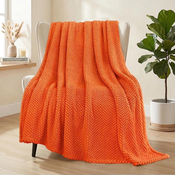 Whale Flotilla Extra Large Fuzzy Fleece Throw Blanket by WHALEFLOTILLA