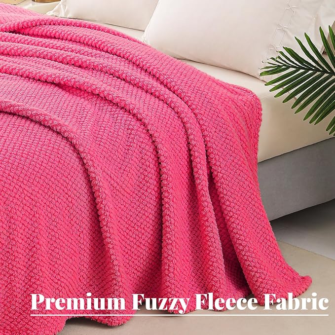 Whale Flotilla Twin Size Fuzzy Fleece Blanket - Image 5