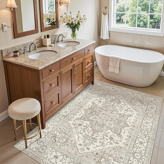 Madane Washable Entry Rug 3x4, Area Rugs - Image 2