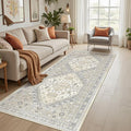 3x8 Runner Rug Non Slip Washable by Restydon