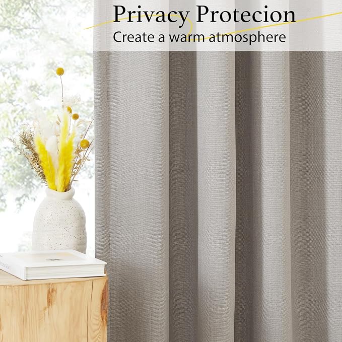 NICETOWN Valances for Bedroom, Farmhouse Windows Blackout Thermal Insulated - Image 8