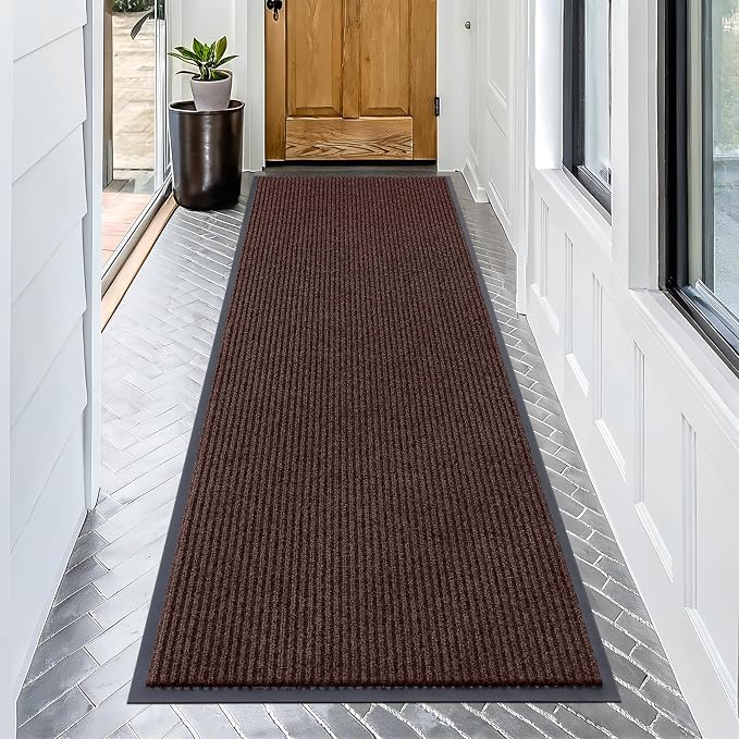 OLANLY Front Door Mat Indoor Outdoor Entrance, Waterproof Heavy Duty Doormat by OLANLY