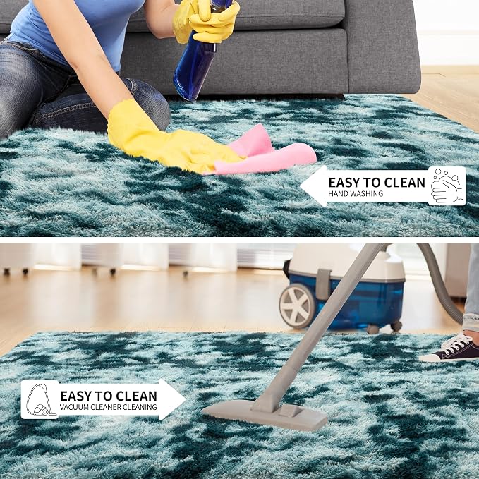 Tepook Fluffy Large Rugs for Living Room, Area Rug 6x9 Soft Carpet for Bedroom - Image 6