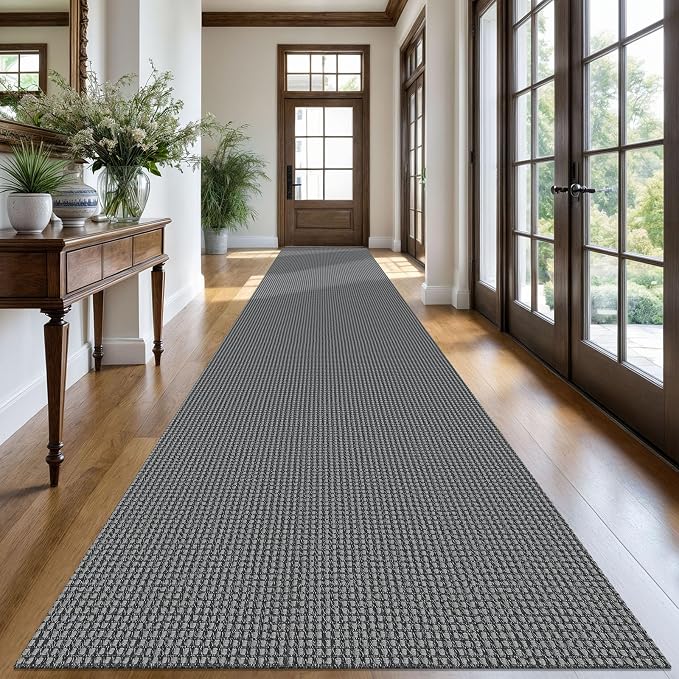 KOZYFLY Extra Long Runners for Hallways 3x20 ft Washable Kitchen Runner Non by KOZYFLY