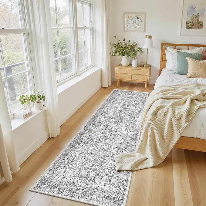 2x6 Hallway Washable Runner Rug - Image 3