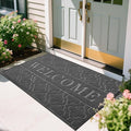 Yimobra Welcome Mat Outdoor Indoor, All-Season Waterproof Front Door Mat by Yimobra