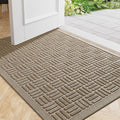 Mibao Front Door Mat Indoor Outdoor Entrance, Dirt Trapping Waterproof by Mibao