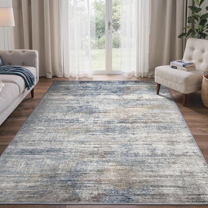 BEIMO Area Rugs 5x7 for Living Room Bedroom, Modern Abstract Machine Washable - Image 2
