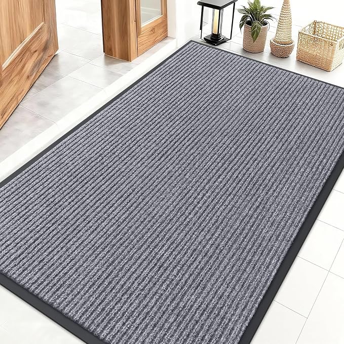 OLANLY Front Door Mat Indoor Outdoor Entrance, Waterproof Heavy Duty Doormat by OLANLY