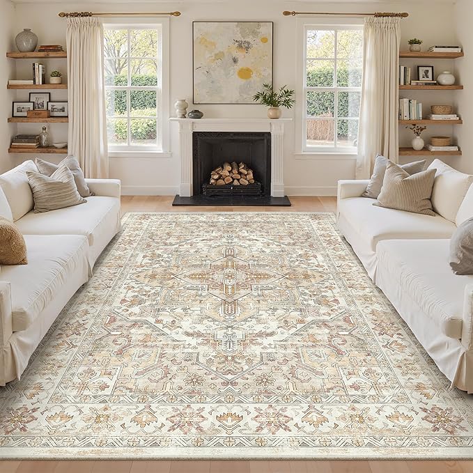 zesthome 9x12 Area Rugs-Washable Rug by Zesthome