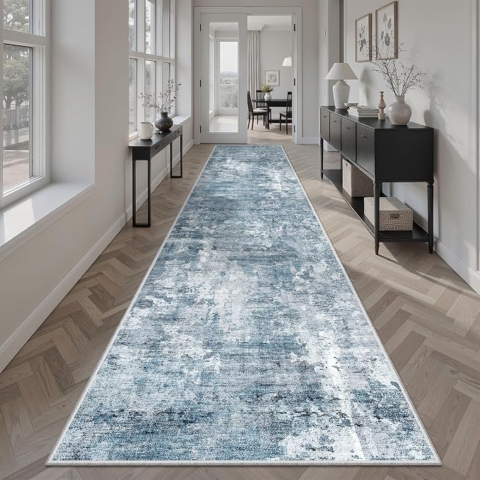 Runner Rug 2'6" x 12' Washable Non-Slip 2.5x12 ft Long Runner Rugs - Image 2