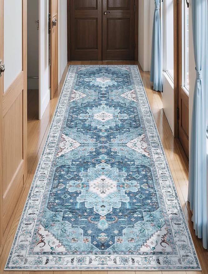 SERISSA Boho Washable Runner Rug by SERISSAHomeDecorCollection