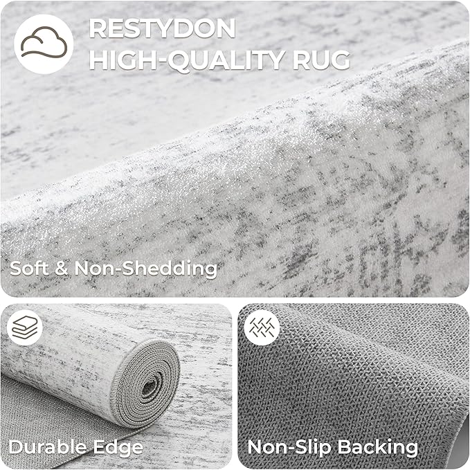 2x6 Runner Rug Non Slip for Entryway, Washable Runners for Kitchen, Soft Thin - Image 7