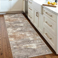 2x5 Washable Kitchen Runner Rug: Modern Abstract Runners by Ksrau