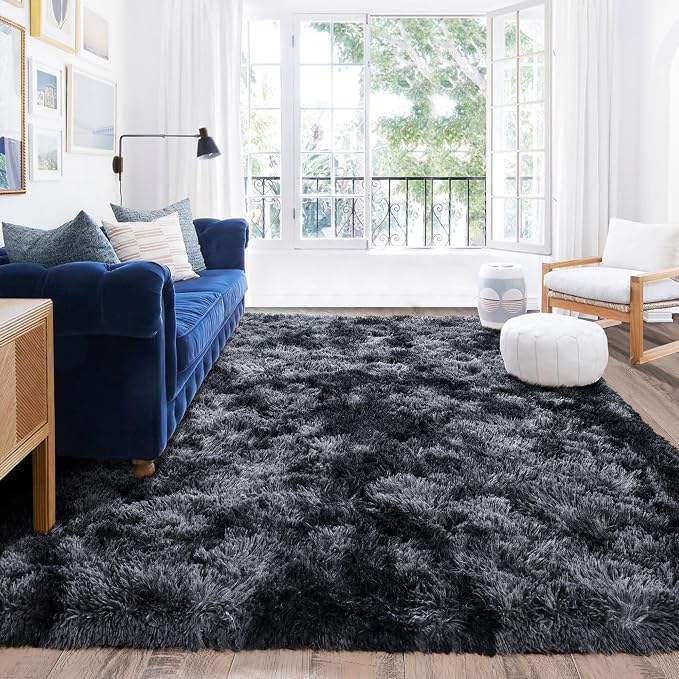 Rugs for Living Room 6x9, Soft Shaggy Modern Shag Area Rug for Bedroom - Image 2
