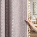 Purple Boho Blackout Curtains 2 Panels 84 Inch by Unknown